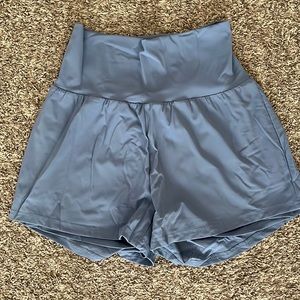 High waisted athletic shorts